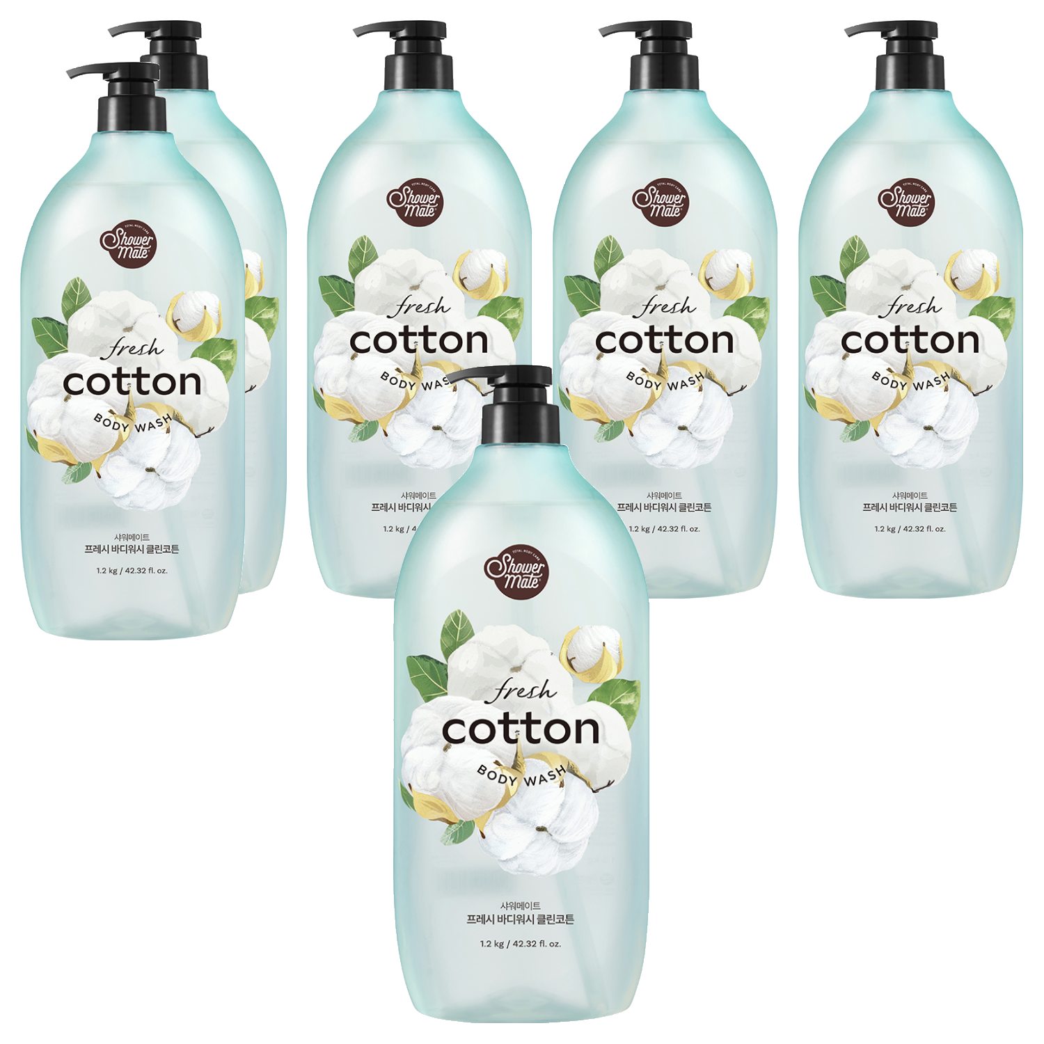 샤워메이트 내추럴 클린코튼 바디워시 목화솜향 26,640원