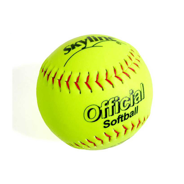 스카이라인 인조가죽 소프트볼 공 POK-L47V  경식구 시합구 체대입시 5,000원