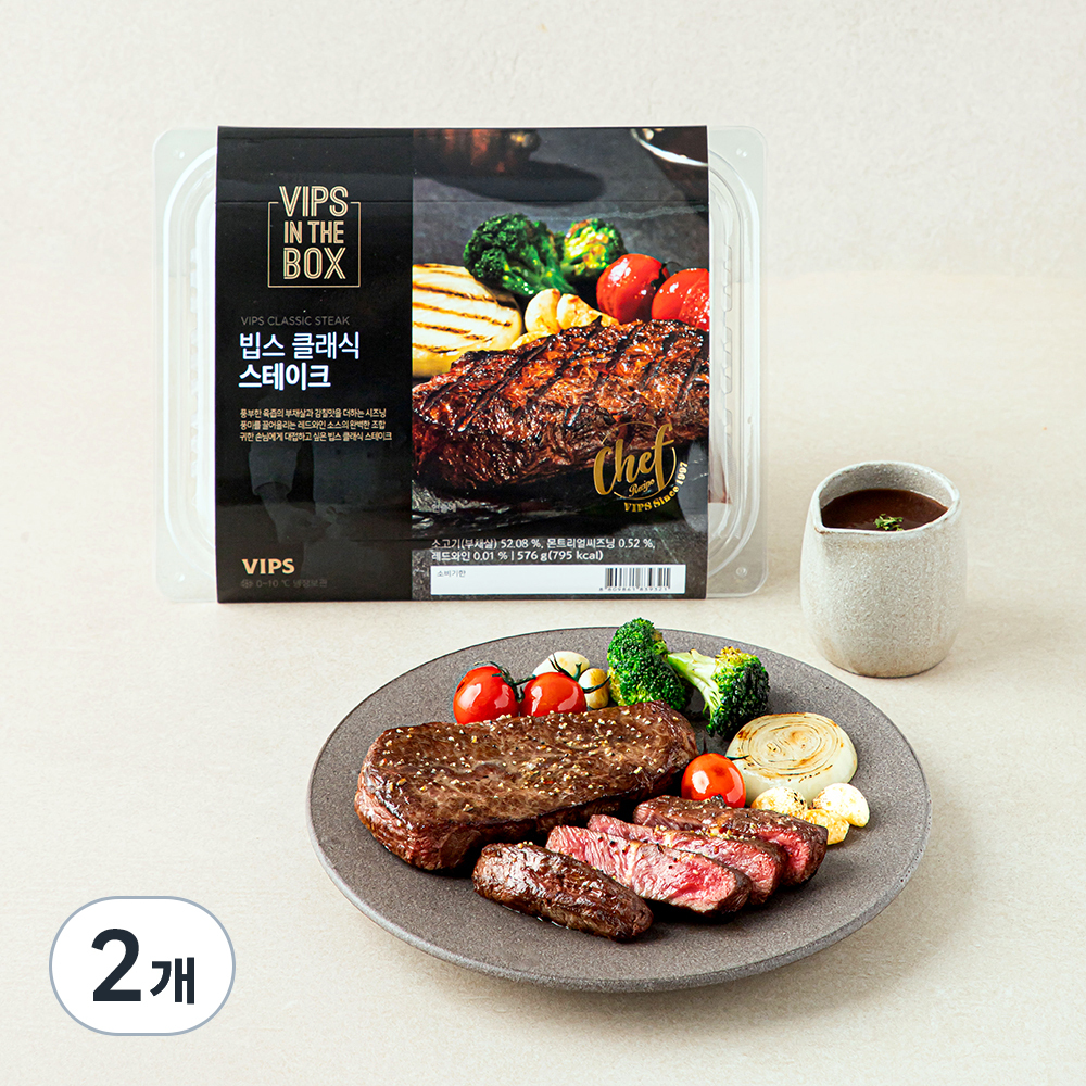 [로켓프레시] 마이셰프 밀키트 빕스 클래식 스테이크 2인분 40,540원