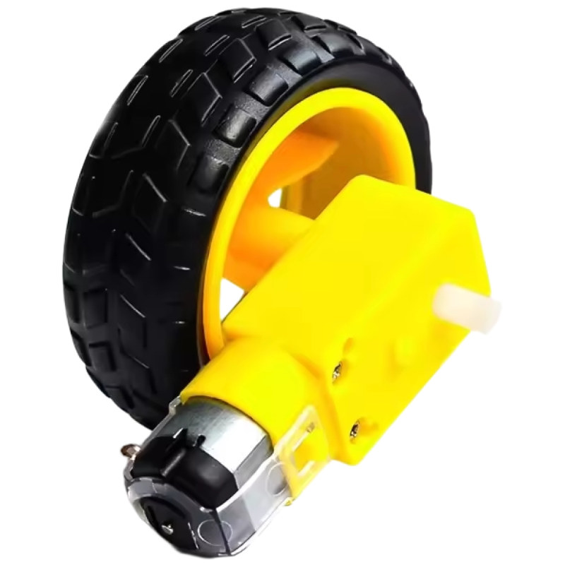 아두이노 RC카 노랑 DC 기어드 TT모터 바퀴 세트 3~6V, 1개, 노랑, 현재가 4,700원