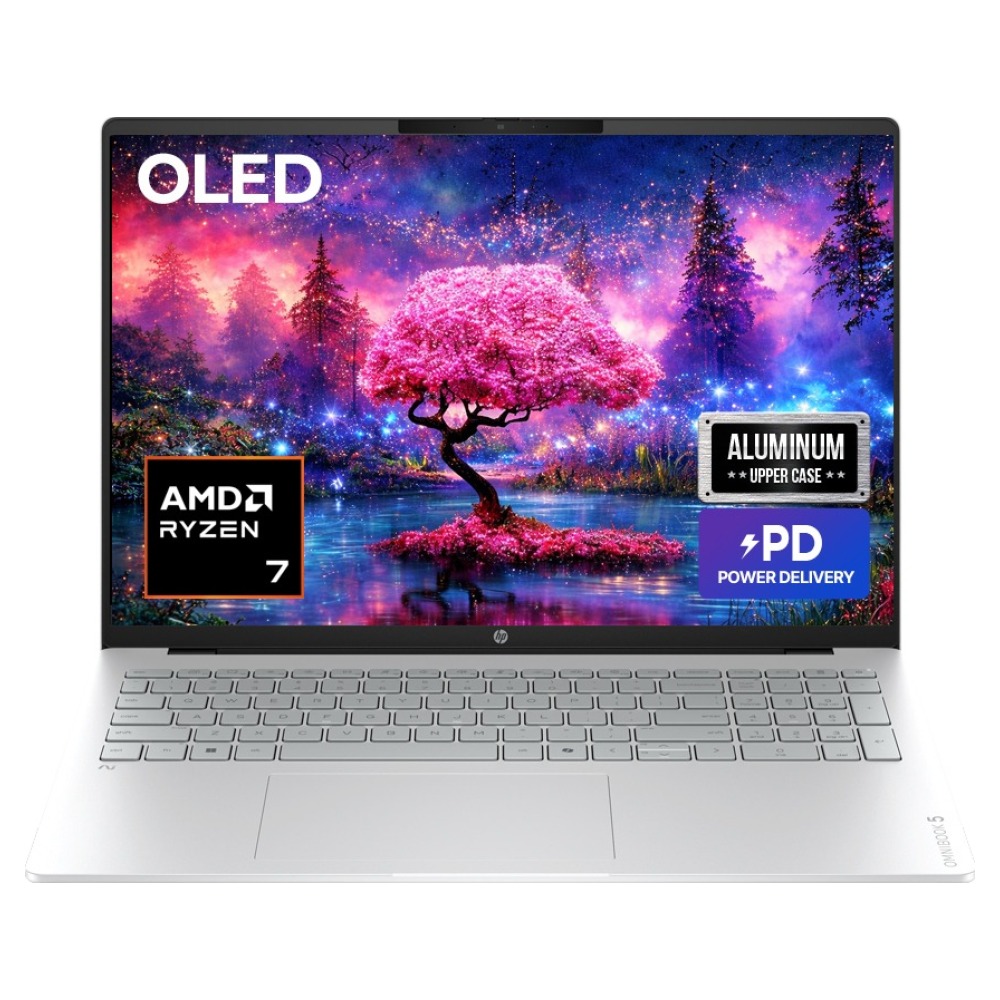 HP 2026 옴니북 5 16 라이젠7 라이젠 200 시리즈, Glacier silver aluminum, 16-br0007AU, 512GB, 16GB, Free DOS 1,599,000원