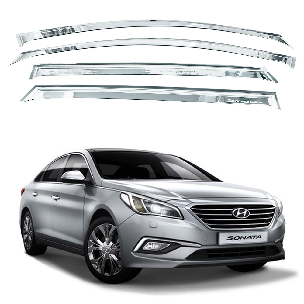 현대 LF소나타 전용 크롬 썬바이저 4개 1세트 33,900원