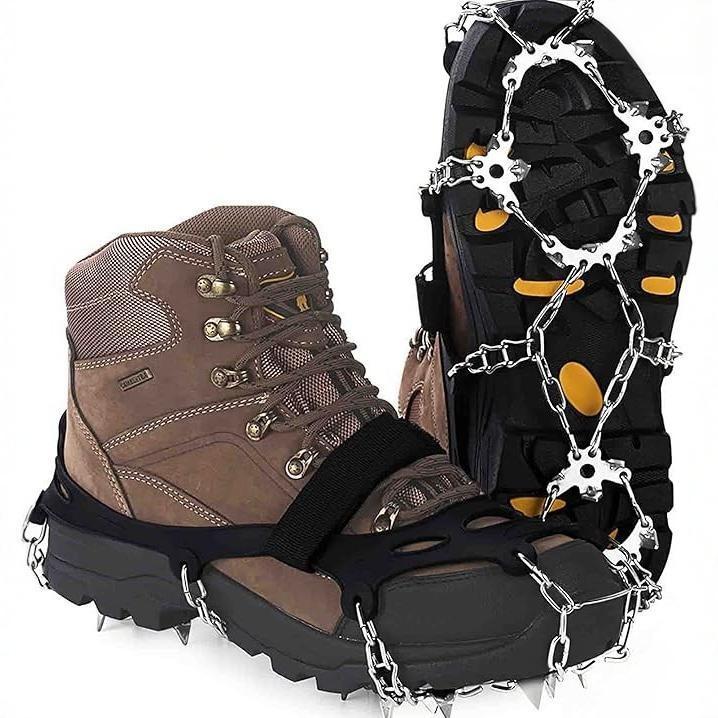 미야 겨울등산 아웃도어 등산 논슬립 체인 아이젠, 블랙 15,750원