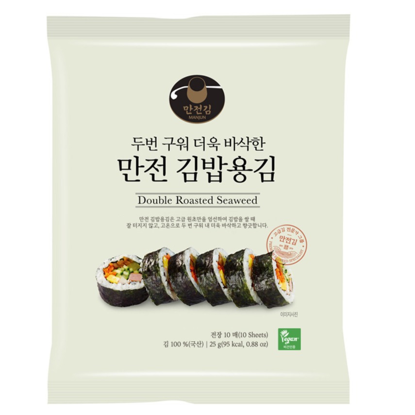 만전김 두번구운 김밥용김 10p 2,680원