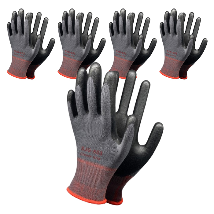 신정글러브 클로버그립 NBR 코팅 장갑 SJG-603, 혼합색상, 5개 7,850원
