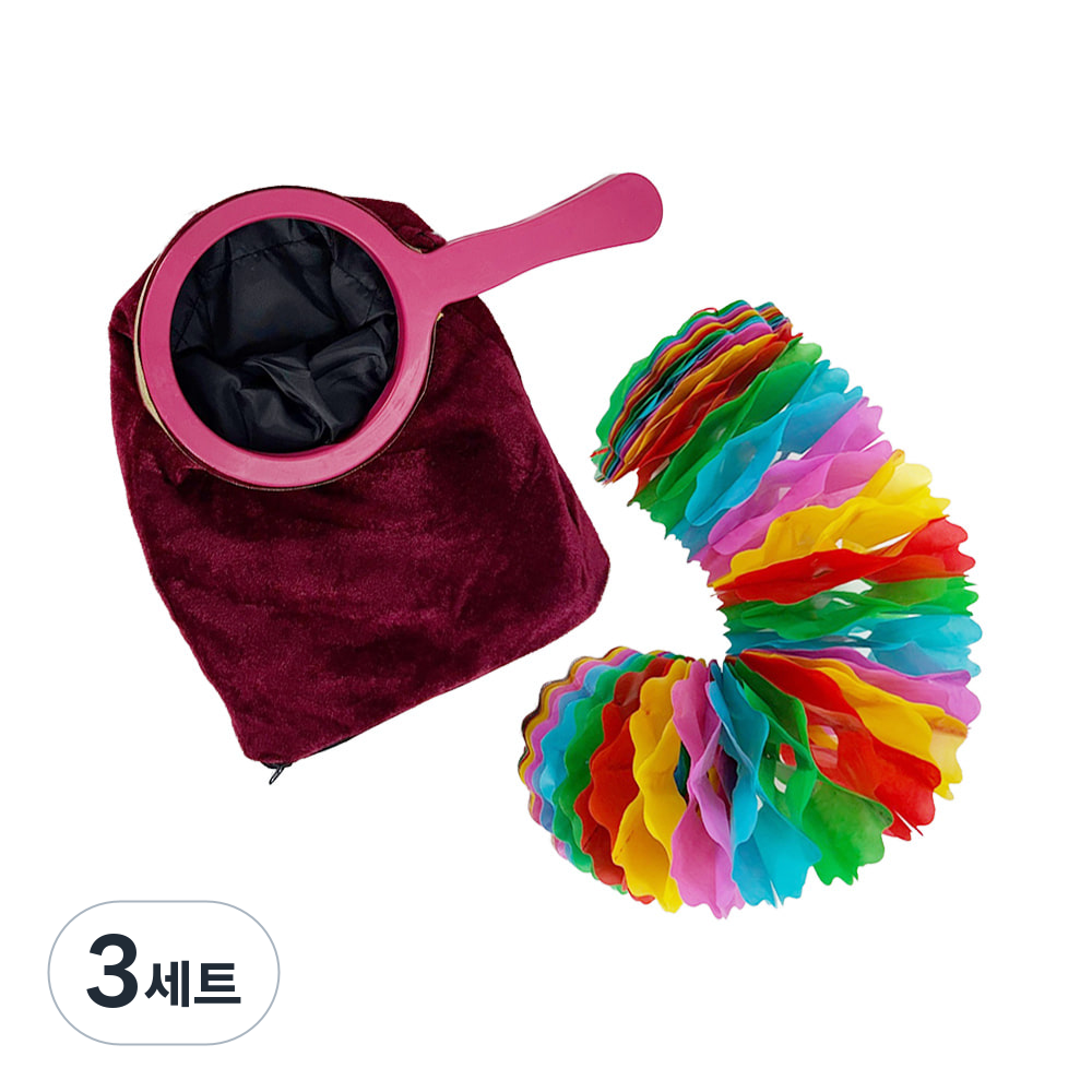 JL매직 아무것도 없었는데 나타난다!! 마술주머니 체인지백 스트리머 마술도구 공연 이벤트 학예회 파티용 싱글마술주머니(늘어나는꽃 포함) 16,800원