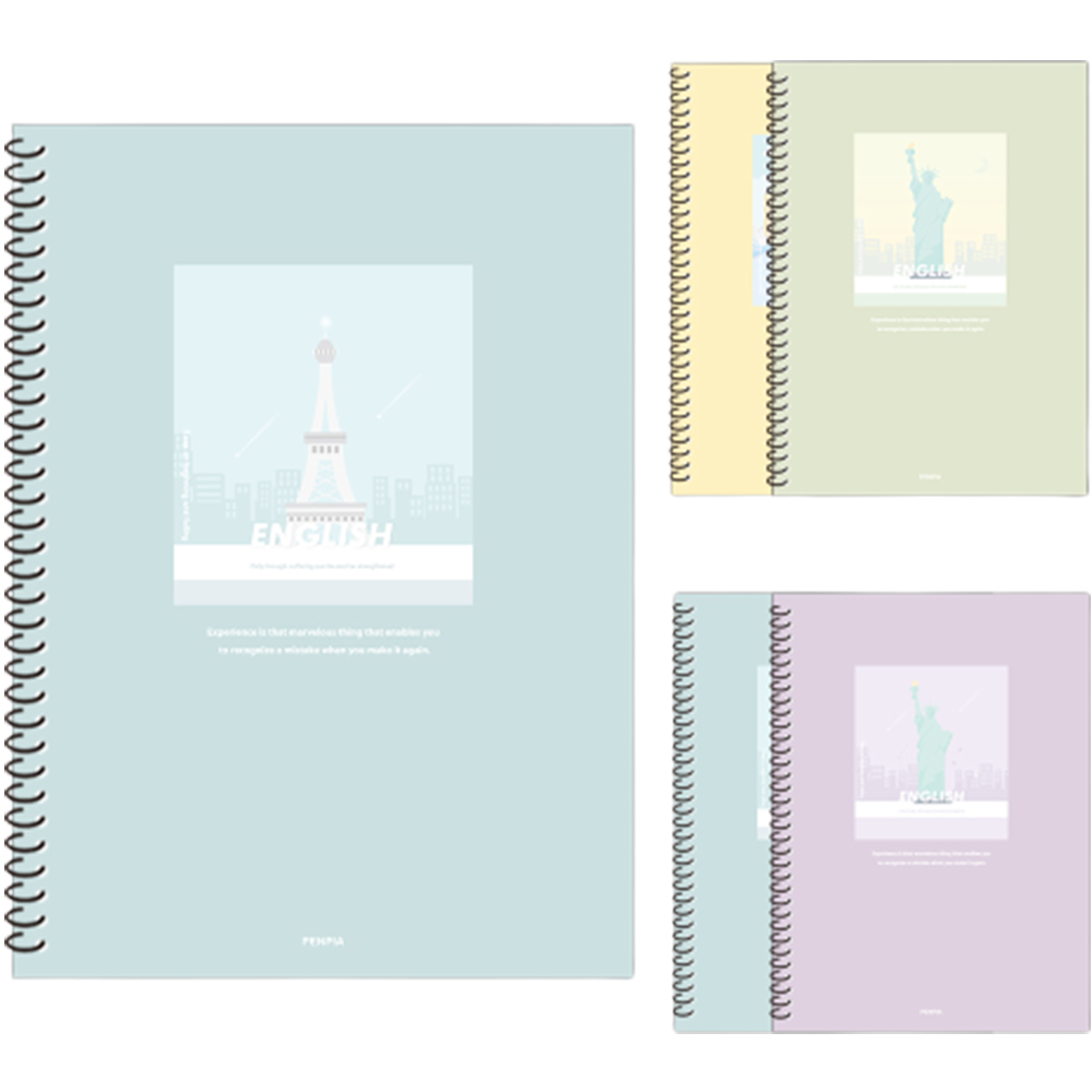 펜피아 3000 중고영어 스프링 노트 5종 세트 13,000원