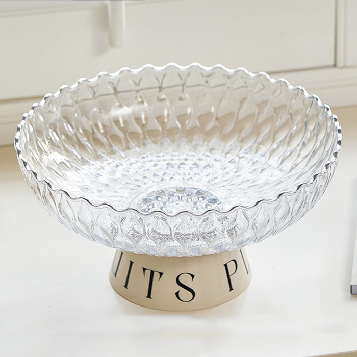 리빙공감 북유럽 다용도 디저트 트레이, 투명, 1개 9,900원