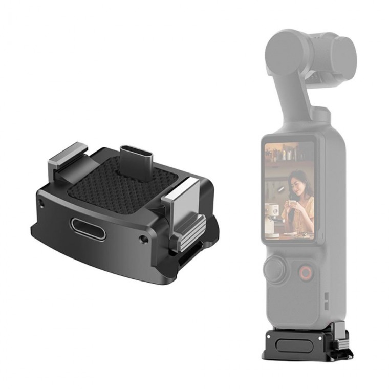 DJI 오즈모 포켓3 전용 충전 케이블 연결 베이스 측면 C타입 마그네틱 메탈 거치대 어댑터 28,290원