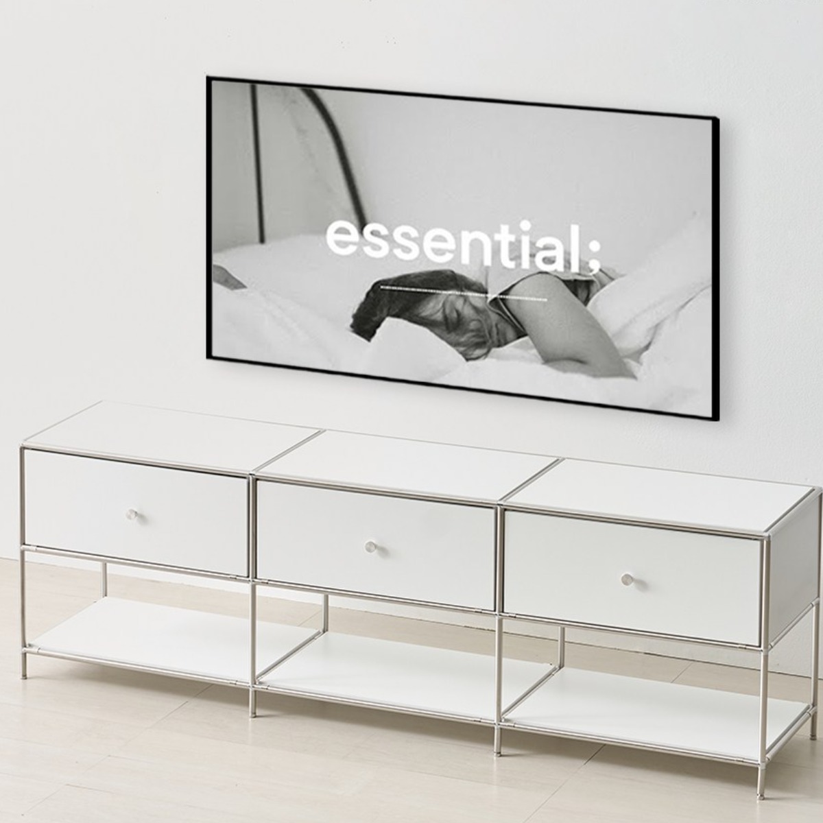 파로마 비쥬 모듈 수납장 높은 거실장 선반 티비다이 TV장 60018002400 339,000원