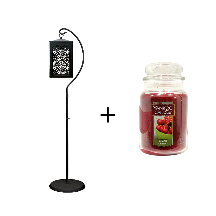 양키캔들 라지자 + 캔들워머스 스크롤 캔들워머 스탠드 세트 (전구 2개 포함) 74,800원