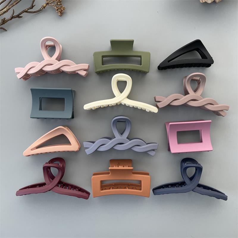 워더미 무광 매트 데일리 올림머리 집게핀 12종 세트 CHZ307 9,900원