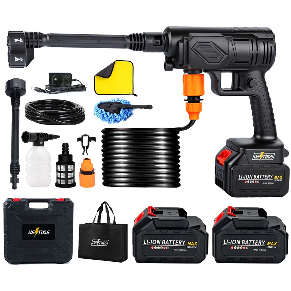 우스틴스 가정용 휴대용 충전 고압 무선 세차기 셋트 62,980원