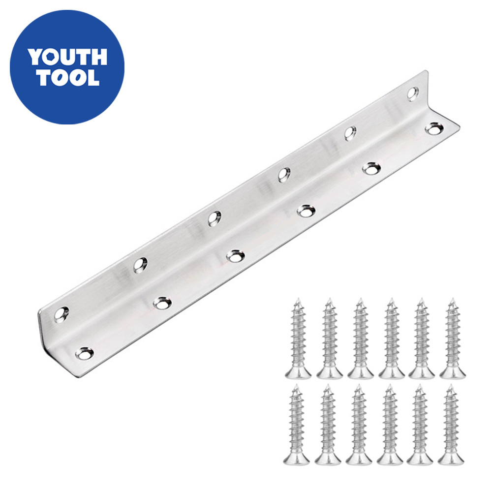 유스툴 스텐 롱 꺽쇠 스테인리스 앵글 브라켓 10P 세트 38,900원