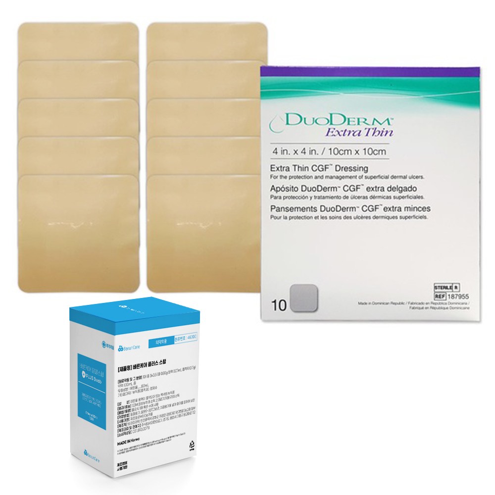 콘바텍 듀오덤 엑스트라씬 10매입+알콜솜100매, 1개 25,000원