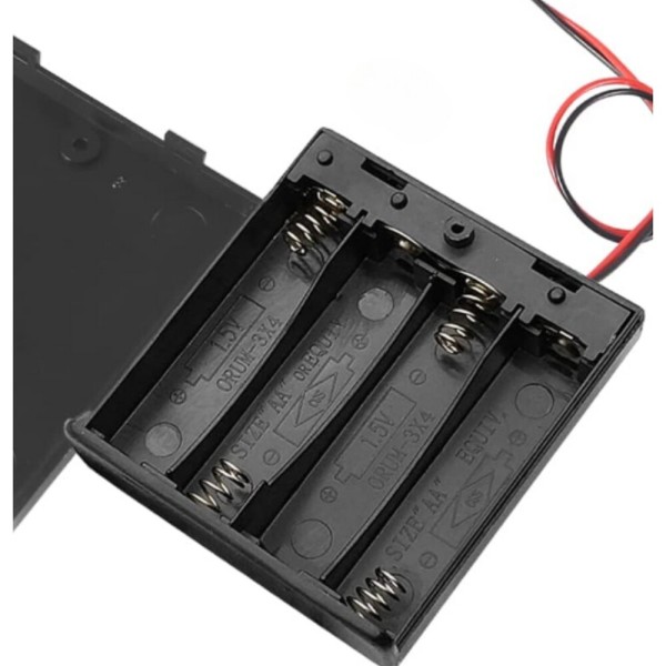 건전지 홀더 건전지 케이스 AA 스위치커버 4구 직렬 870원