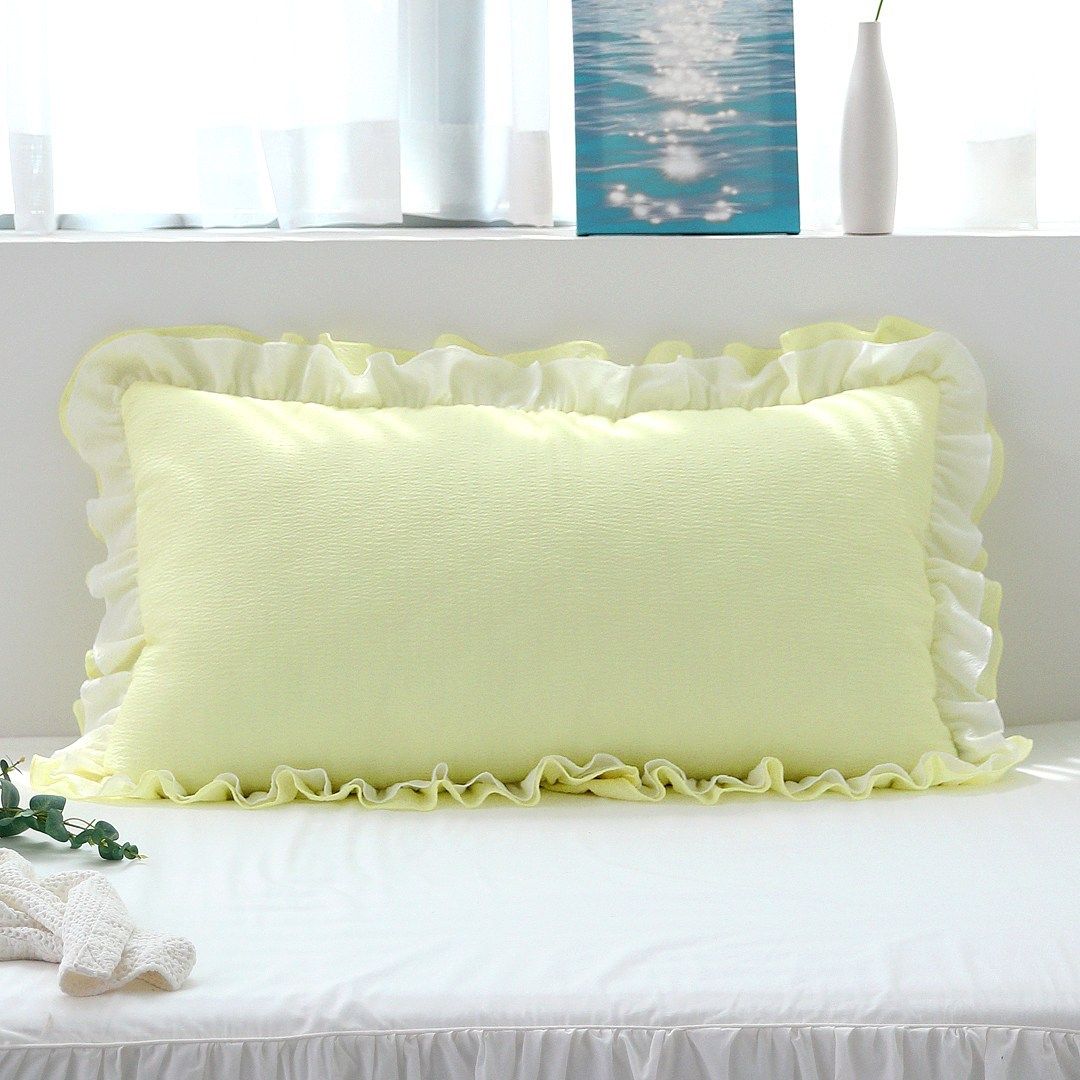 퓨어이즈룸 대형 등받이쿠션 설렘 110x60, 설렘직등쿠션라임 40,900원