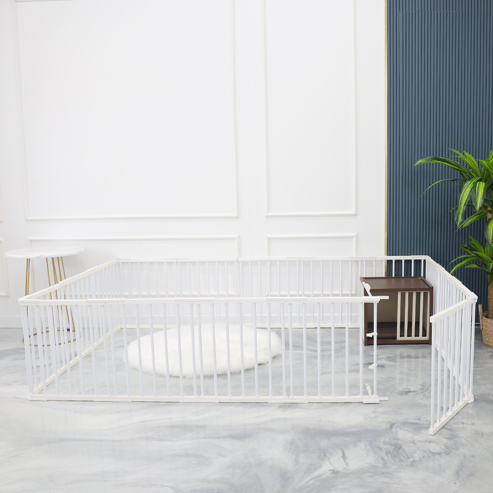 21세기트랜드 강아지 안전문 울타리 탄탄도어 16칸, 화이트, 1개 95,000원