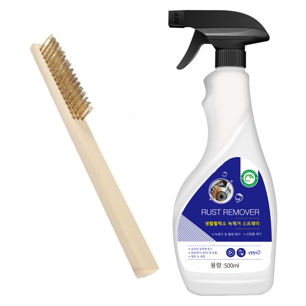생활활력소 초강력 녹 제거제 금속 알루미늄 스테인레스 녹전환제 방청제, 1개, 500ml 11,900원