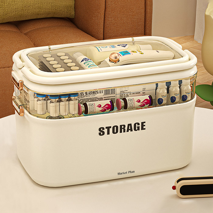 마켓플랜 프리미엄 다용도 3단 약통 수납 케이스 특대형 16,860원