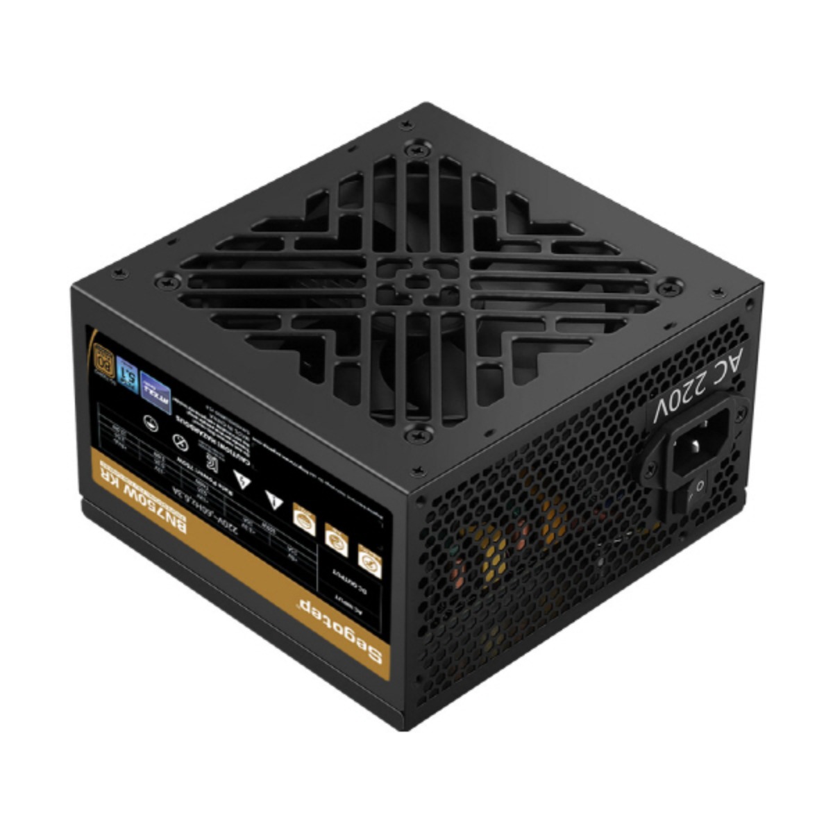 세고텝 SEGOTEP BN750W 80PLUS BRONZE ATX 3.1 블랙 PC 파워 컴퓨터 본체 파워서플라이, 선택하세요 75,500원