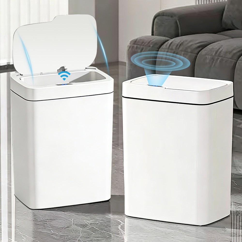 PercyLy [1+1] 자동 센서 휴지통 화장실 기저귀 냄새차단 쓰레기통, 화이트 22,800원