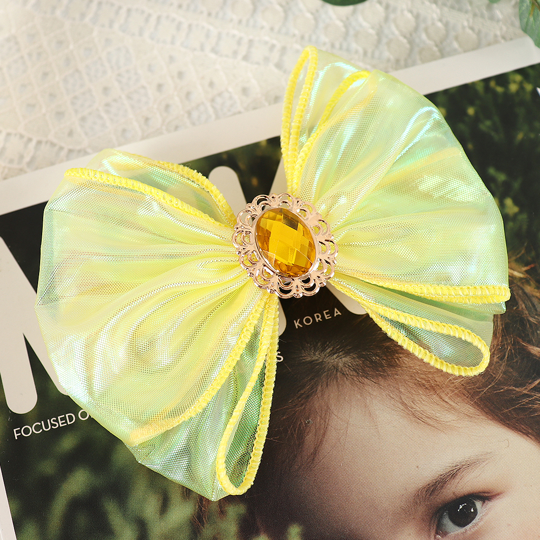 아동용 오로라 보석 리본 집게핀 8,000원