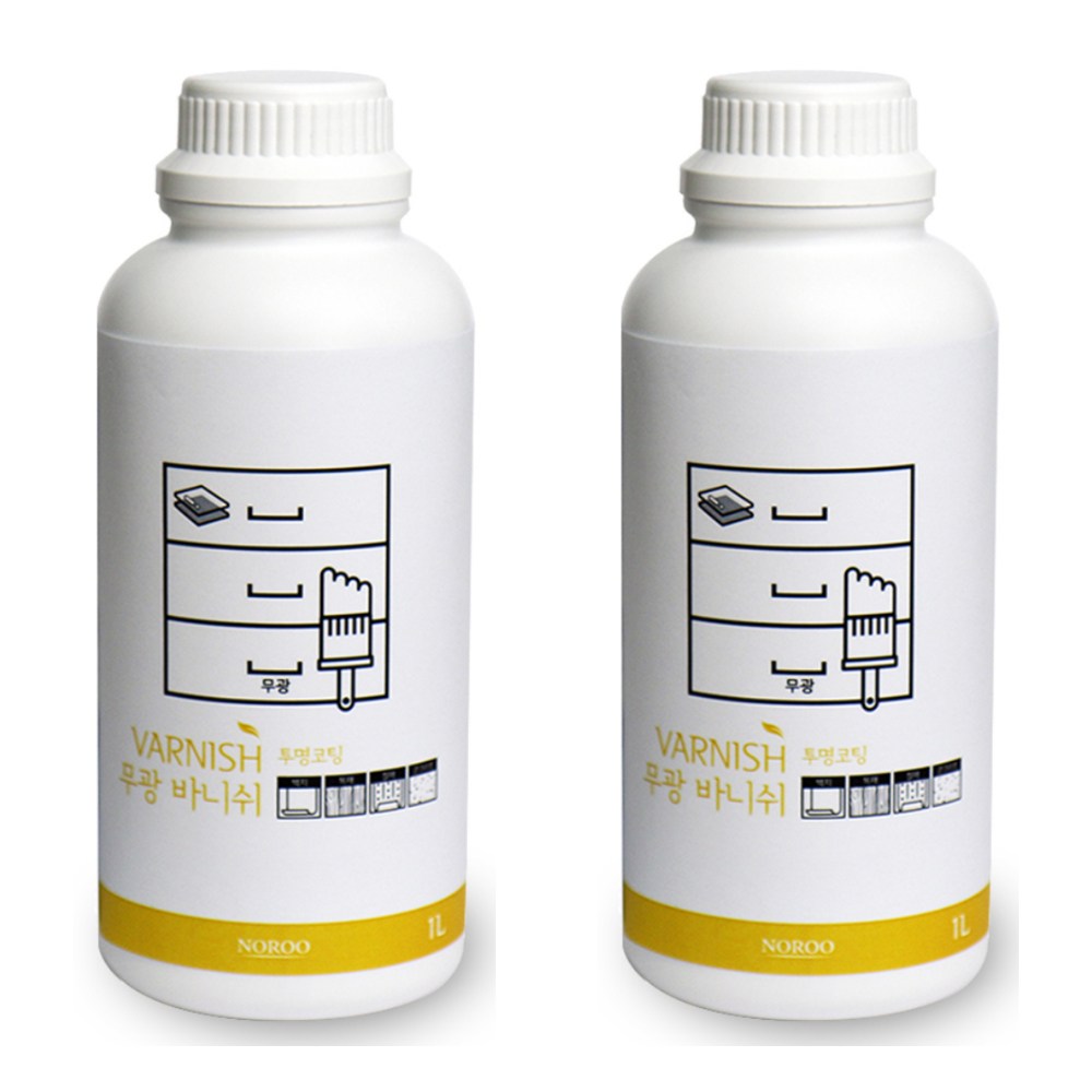 노루페인트 바니쉬 무광 1L, 바니쉬 무광 1L, 2개 20,000원