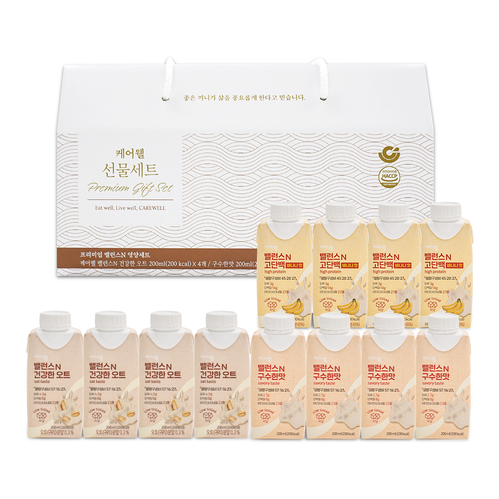 케어웰 프리미엄 밸런스N 영양 선물세트, 1세트, 2.4L 24,900원