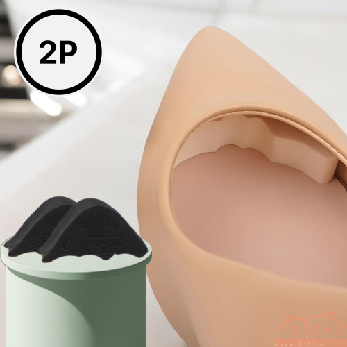 마루오피스_ [2개묶음] 신발 크거나 앞코가 좁아 발가락 아플 때 하이힐 구두 앞꿈치 블래&아이보리 보호쿠션패드 3,980원