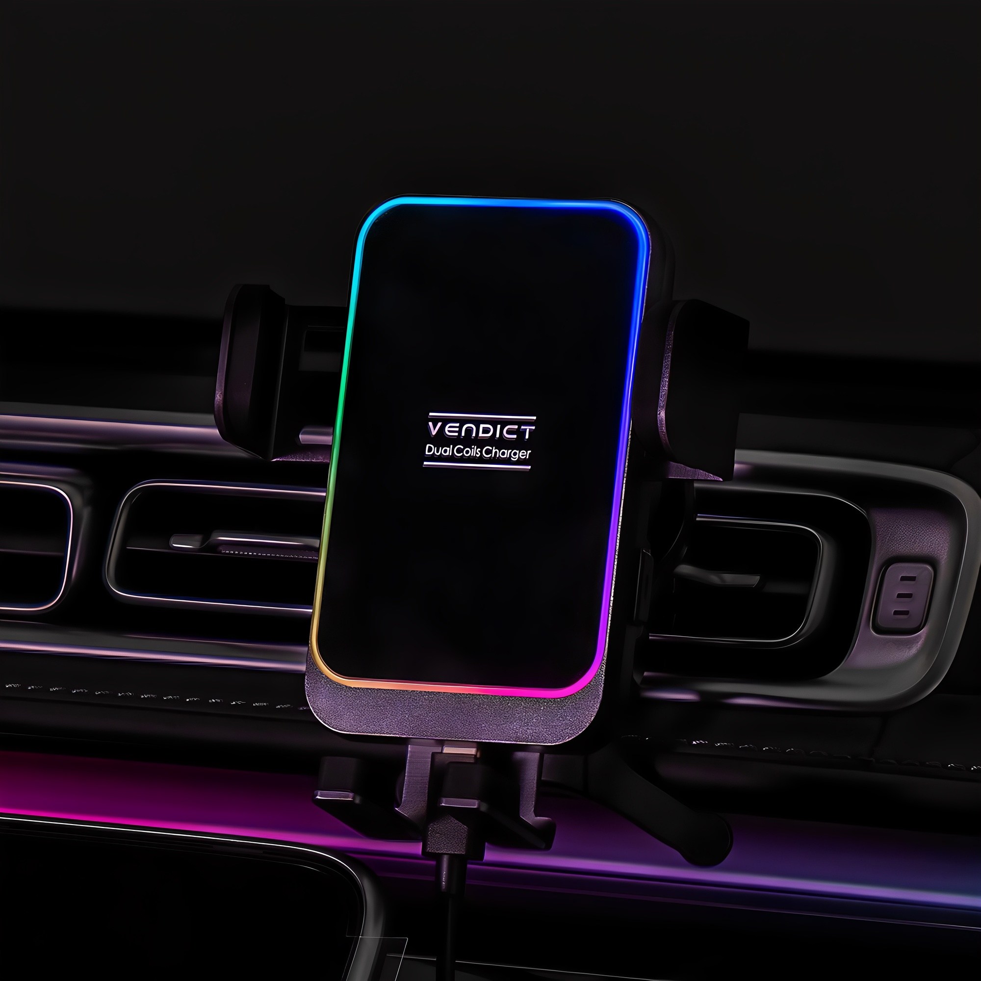 벤딕트 엠비언트 무드등 차량용 루나 스퀘어 고속 충전 거치대 VDT-W8 37,950원