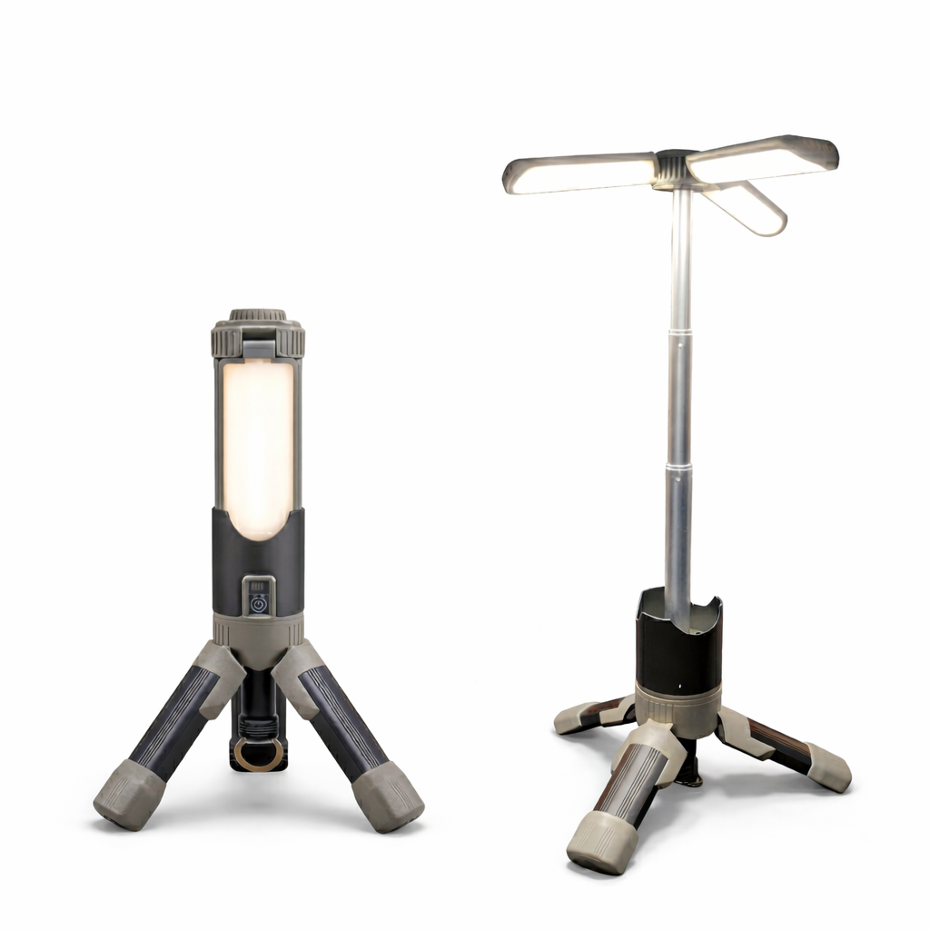 멀티 캠핑 랜턴 LED 스탠드 충전식 캠핑등 P50 고출력 접이식 삼각대 작업등 차박 조명, 1개, 2단, 혼합 39,000원