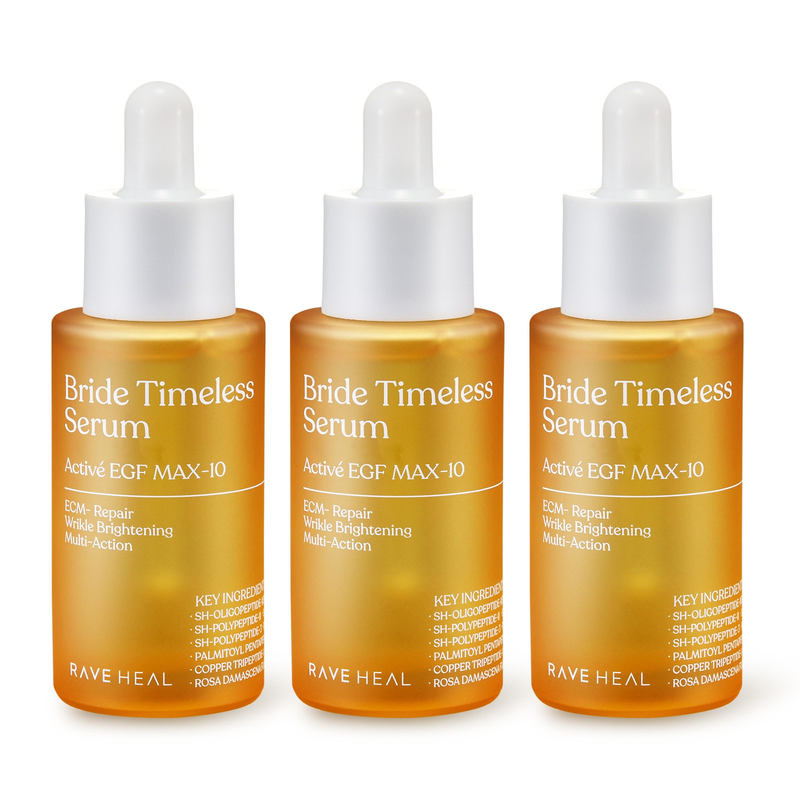 레이브힐 활성EGF 고함량 앰플 10ppm 6GF (EGF+FGF+IGF) 고탄력 리프팅 신부세럼 탄력 앰플, 탄력에센스 모공 주름, 3개, 30ml 138,400원