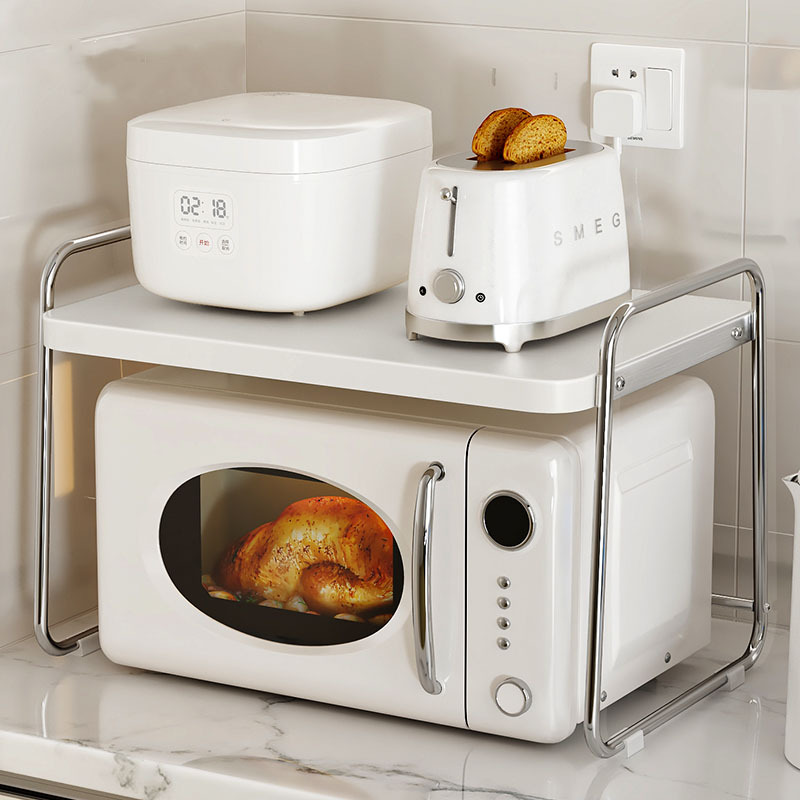 Life Rhythm 주방 전자레인지 선반 조립식 무타공 밥솥 수납 선반 렌지대 19,270원