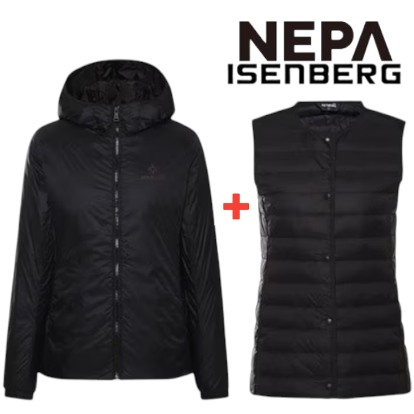 [백화점 발송] 네파 이젠벅 여성 덕다운 경량자켓+베스트세트 3컬러 택1 심플한 디자인 뛰어난 보온성 일상 데일리 산책 등산 캠핑 트레킹 겨울 필수템 58,400원