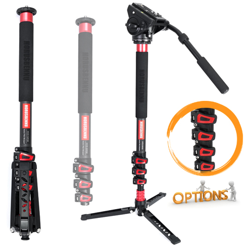 호루스벤누 HORUSBENNU HVD-GX32V 카본 모노포드+MV-90F비디오헤드 삼각대-모노포드 146,000원