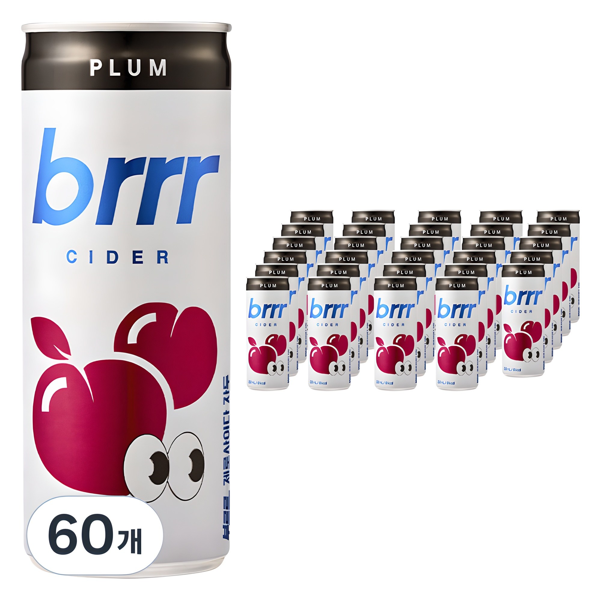 부르르 제로사이다 자두, 250ml, 60개 24,900원