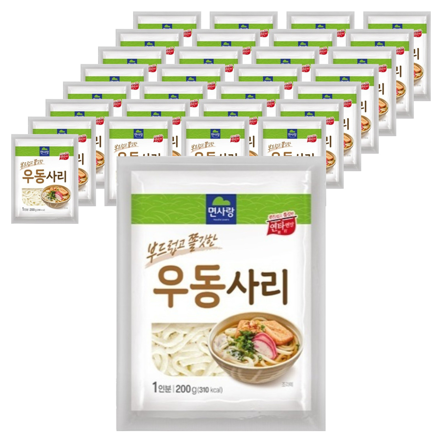 면사랑 부드럽고 쫄깃한 우동사리, 200g, 40개 21,320원