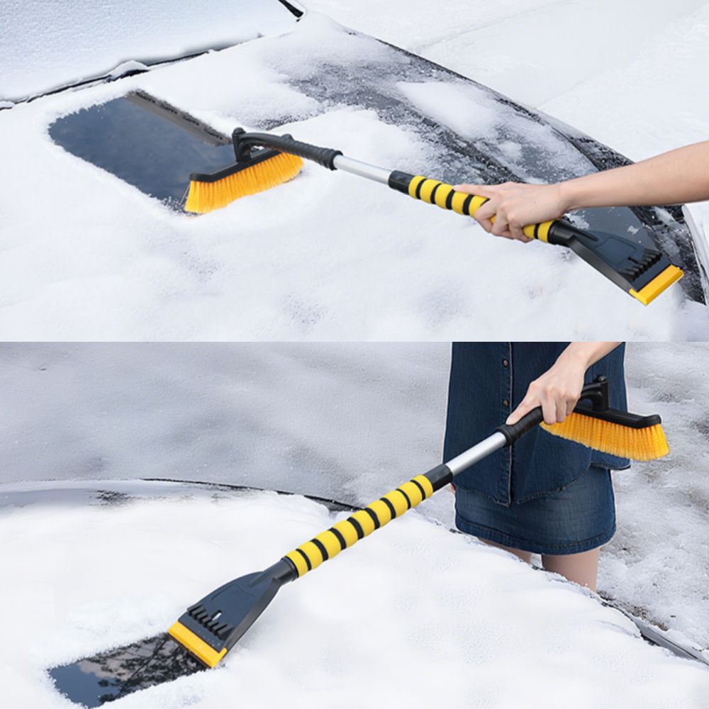 유니페이스 자동차 길이조절 눈제거 브러쉬 차량용 성에제거기 눈빗자루 블루, 1개 13,000원
