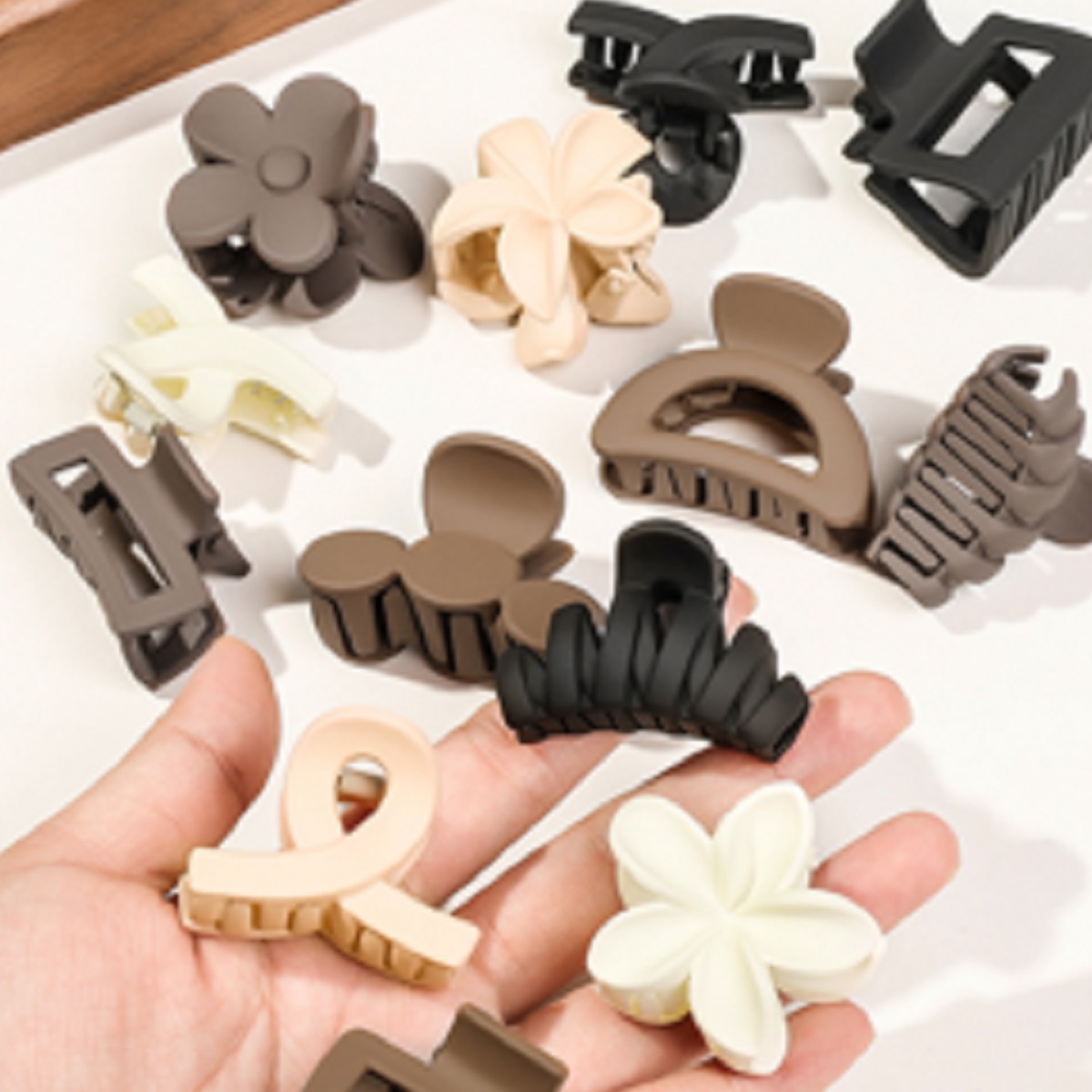 (5세트) 미니집게핀 대형올림머리 반묶음 소형집게핀 소형사이즈머리핀 공주핀 6,550원