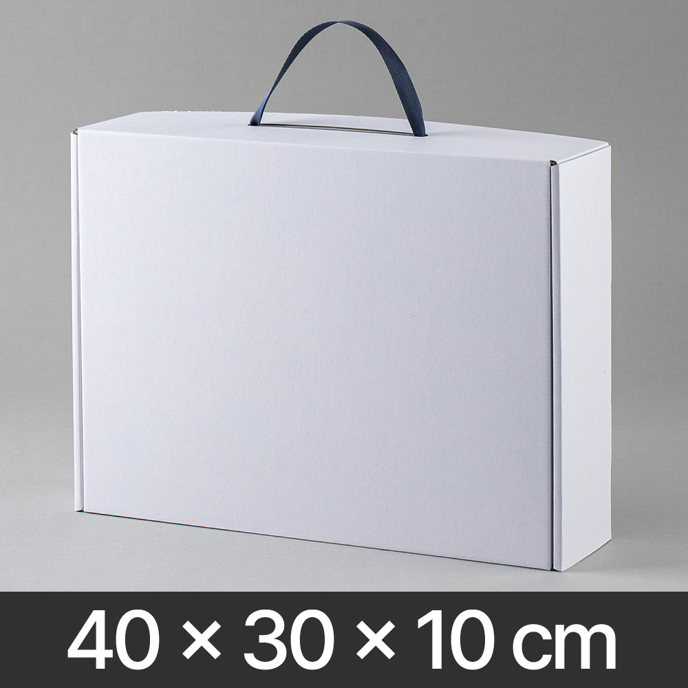 C형 끈손잡이 화이트선물박스  40x30x10 50장 125,000원