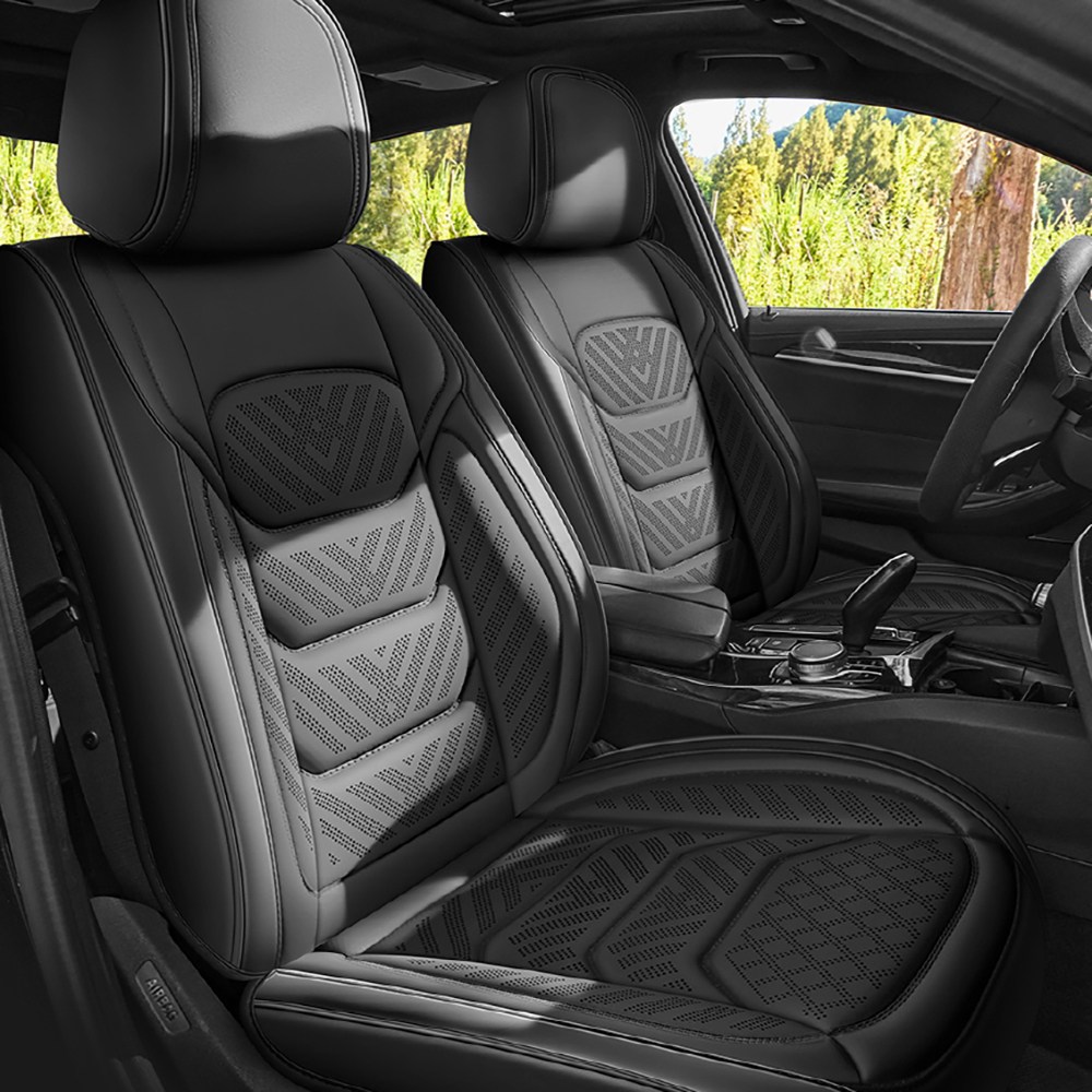 이엠비 차량용 통풍시트커버 교체 보호매트 풀세트, 1세트, 모노블랙 (운전석+조수석) 98,970원