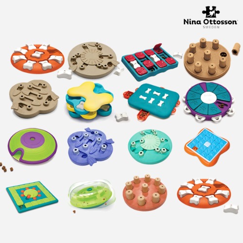 니나오토슨 1단계 2단계 3단계 4단계 노즈워크 지능개발 분리불안 간식 퍼즐 강아지 장난감 31,100원