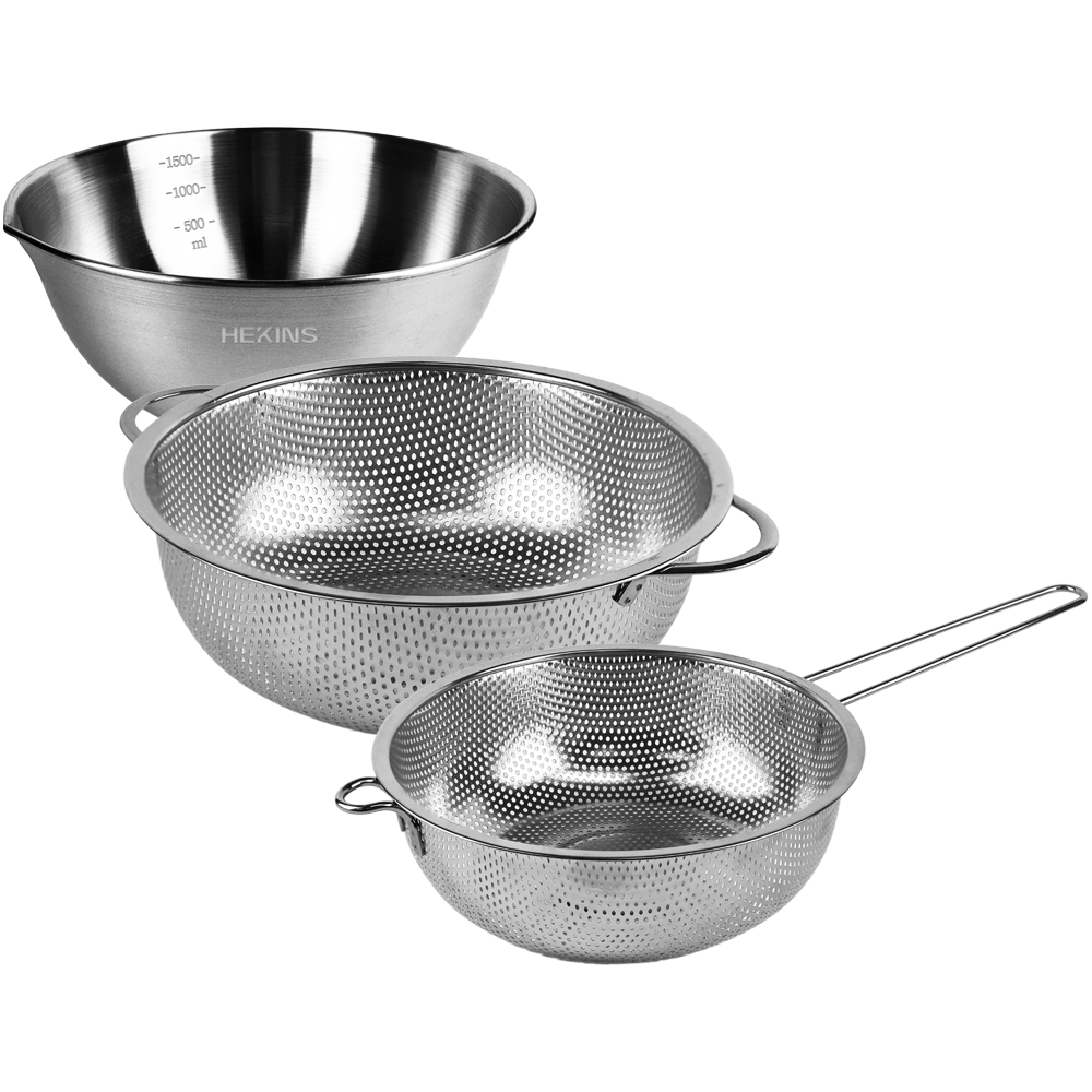 퀸센스 물빠짐바구니 펀칭볼 편수+양수+베이킹믹싱볼 세트 18,410원