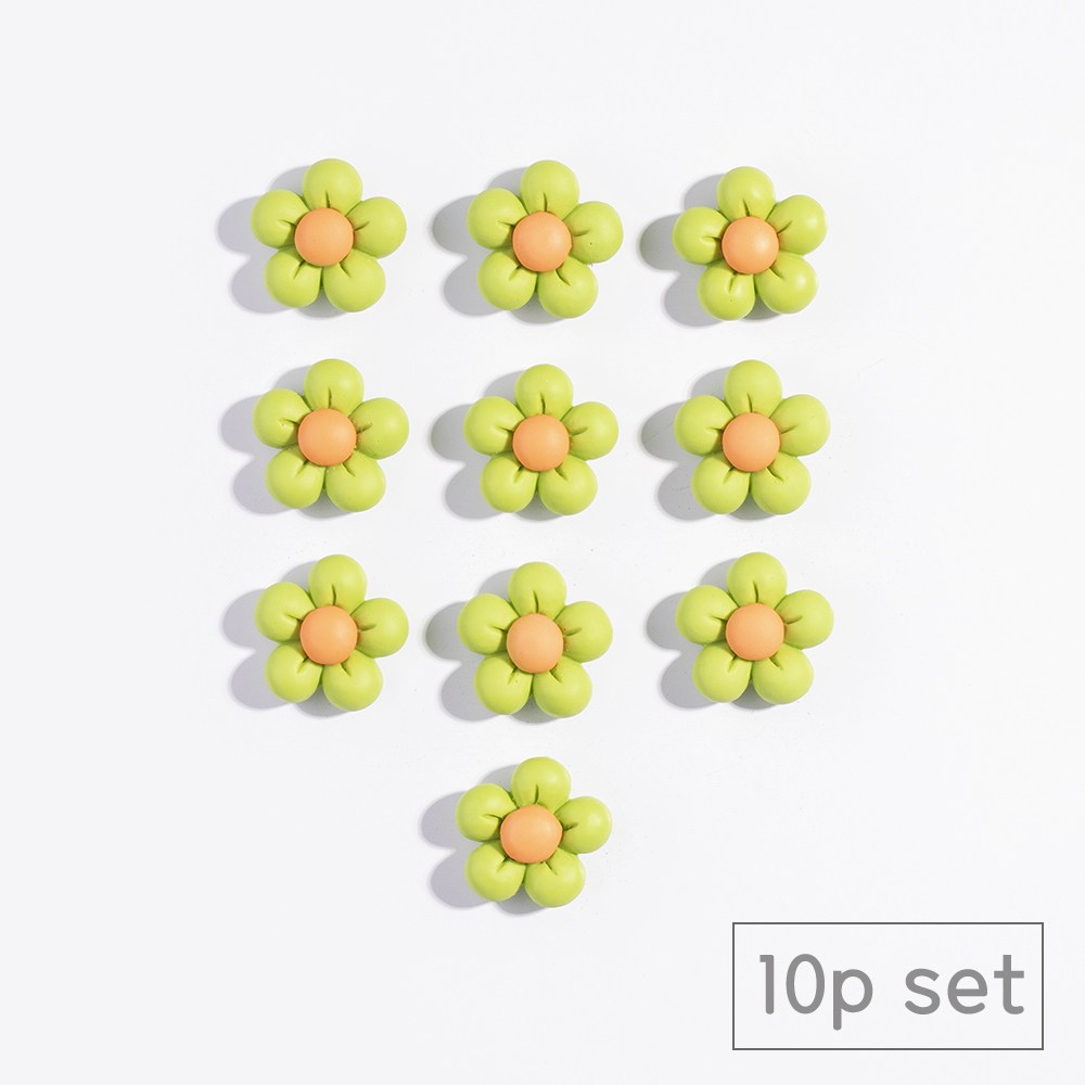 84x84 그린주황 플라워 냉장고 현관문 인테리어 자석 마그넷 7,500원