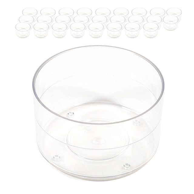 강군샵 캔들만들기 재료 티라이트 컵 원형 23mm, 30개입 7,900원