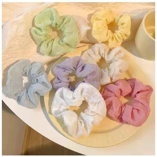 곱창밴드 예쁜헤어끈 7종 세트 부드러운 곱창 머리끈 9,200원