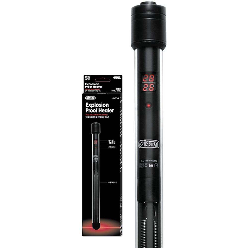 이스타 디스플레이 방폭 히터 수족관 어항 자동항온 온도조절기 LED 디지털온도표시 과열방지 히터기 36,000원