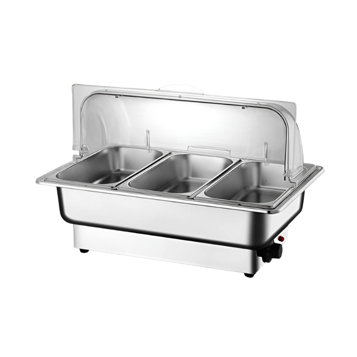 퀵서브 간편한 업소용 중탕기 뷔페 보온 음식워머 전기 푸드 워머기 균일 워머, 13.5L 3단 가시덮개 포함 128,000원
