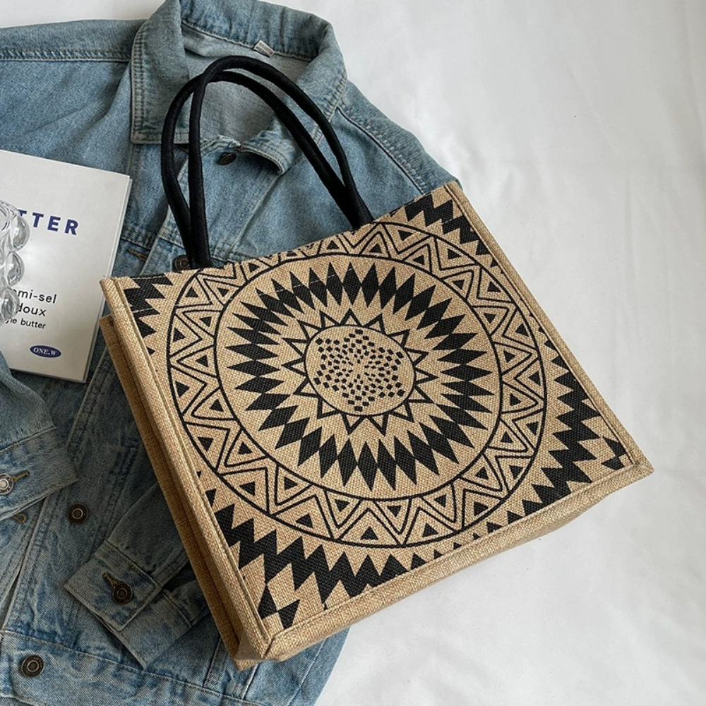 맬슨 린넨 에코백 토트 캔버스 쇼퍼 숄더 데일리 가방 9,800원